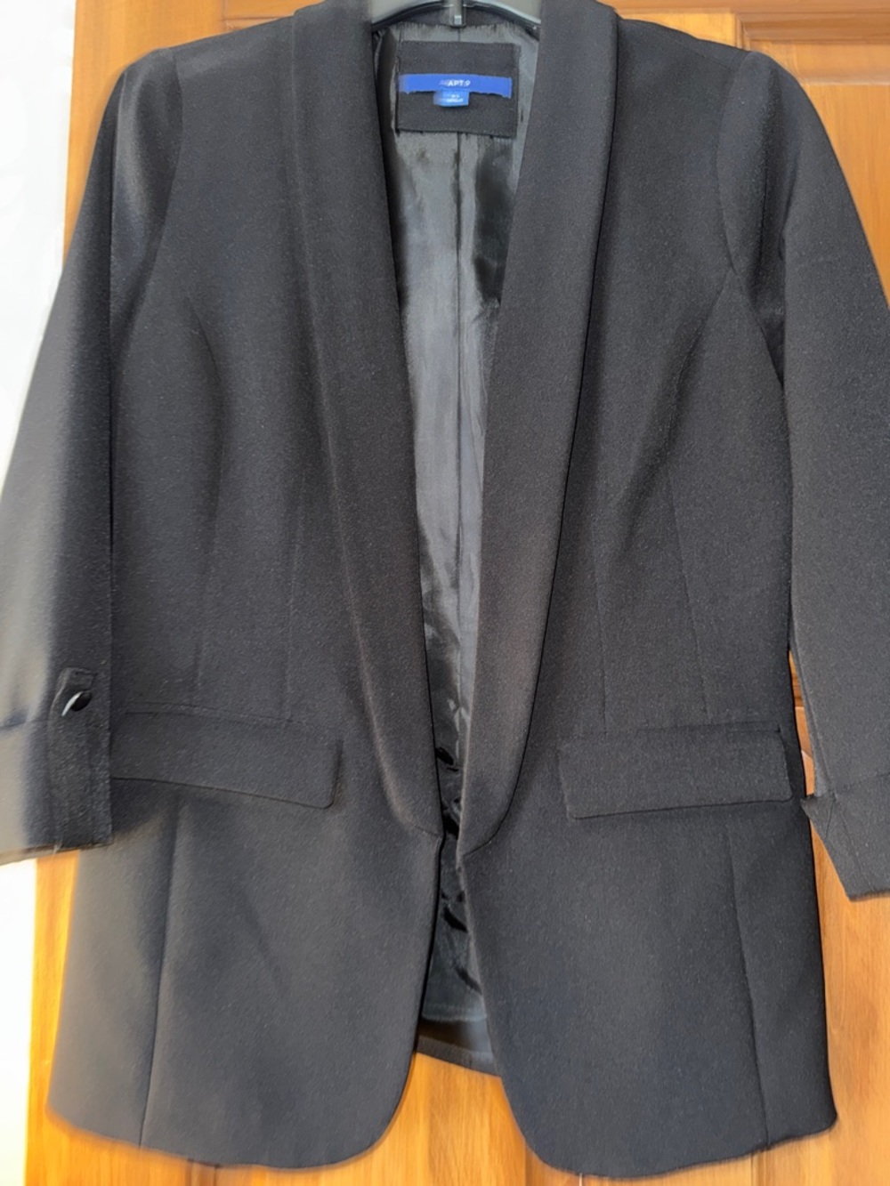 Apt. 9 Black Women's Blazer Suit Jacket